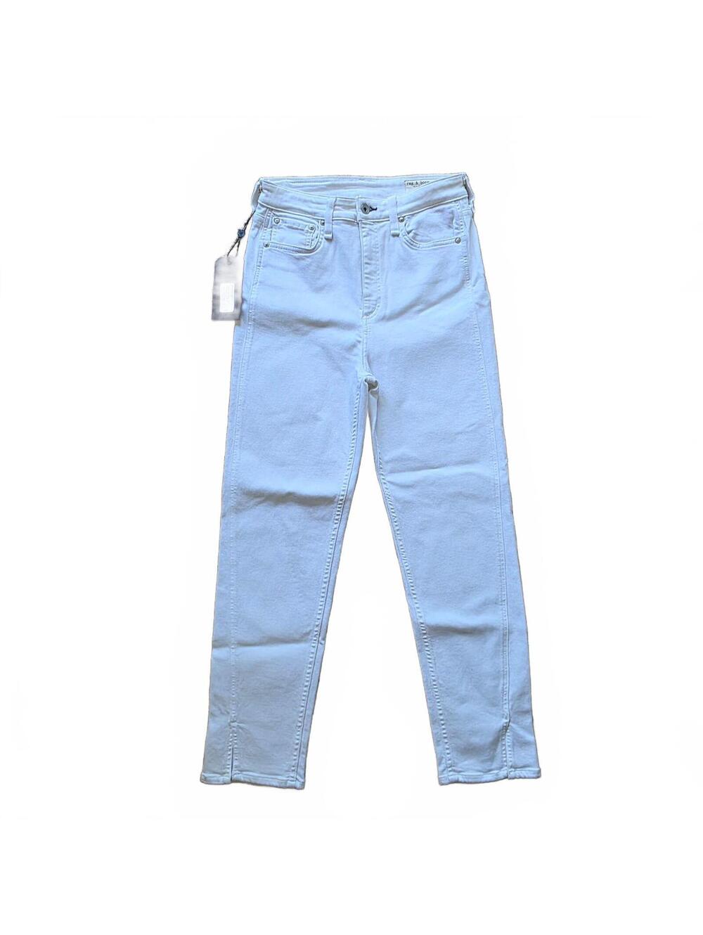 Rag & Bone Women’s Size 28 Optic White Nina High-Rise Jeans - Picture 1 of 4
